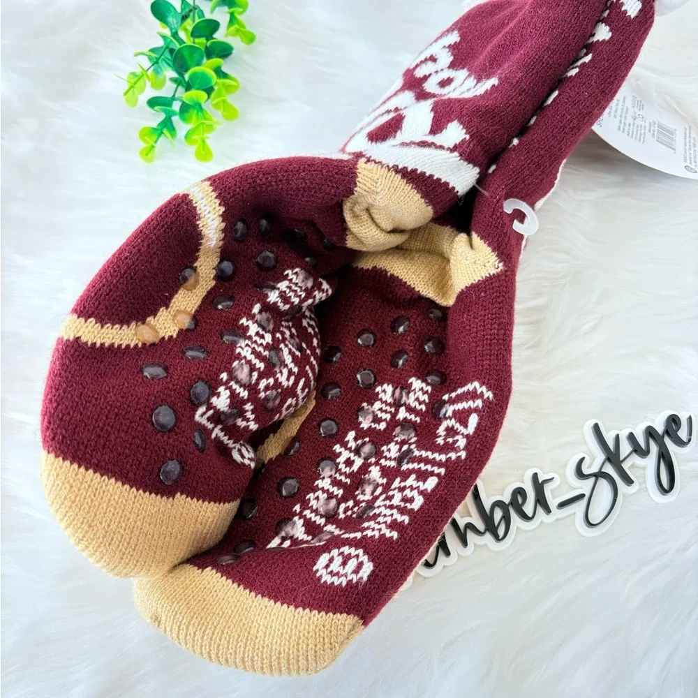 FRIENDS‎ “How you doin?” Sherpa Lined Socks